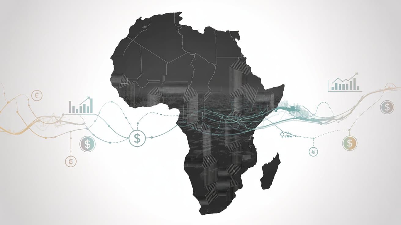 Africa map background
